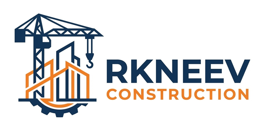 RKNEEV CONSTRUCTION Logo